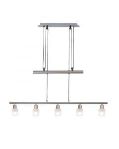 Metalowa lampa wisząca chromowana, Blake