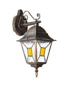 Klasyczna lampa zewnętrzna rdzawa, Levinus, IP44