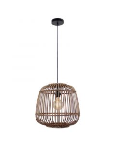 Rustykalna lampa wisząca brązowa, Cherine