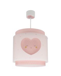 Różowa lampa wisząca dla dzieci plastikowa, Dreams
