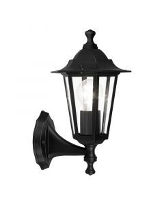 Aluminiowa klasyczna lampa zewnętrzna czarna, Alieke, IP44