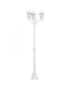 Aluminiowa klasyczna lampa zewnętrzna biała, Alieke, IP44