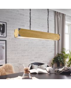 Drewniana lampa wisząca, Katrijn