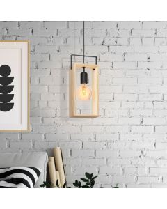 Drewniana lampa wisząca, Olaf