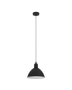 Aluminiowa industrialna lampa wisząca czarna, Nuno