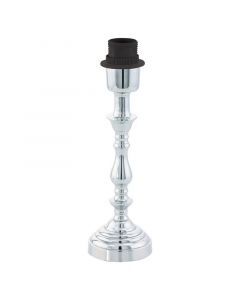 Metalowa design lampa stołowa bez abażur chromowana, Mason, z przełącznik