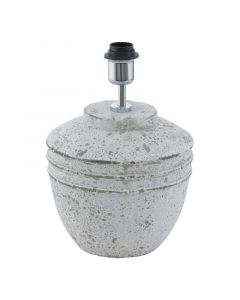 Ceramiczna lampa stołowa szara, Alana, z przełącznik