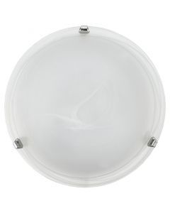 Szklany plafon sufitowy chromowany, Alcor