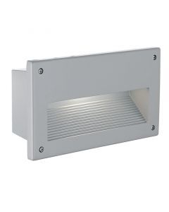 Aluminiowy wbudowany kinkiet zewnętrzny biały, Anke, IP44