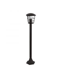 Plastikowa nowoczesna lampa zewnętrzna czarna, Inas, IP44