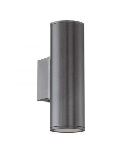 Metalowa nowoczesna lampa zewnętrzna antracytowa, Marlies, IP44