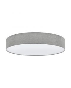 Metalowa nowoczesna lampa sufitowa szara, Abano