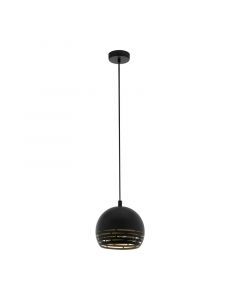 Metalowa nowoczesna lampa wisząca złota, Macey