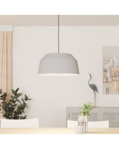 Aluminiowa rustykalna lampa wisząca szara, Teddie