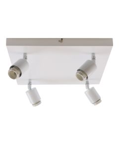 Aluminiowa rozeta do lamp biała, Rika