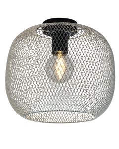 Industrialna lampa sufitowa szara, Emado