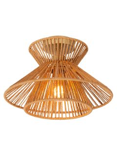 Rattanowa lampa sufitowa brązowa, Tasman