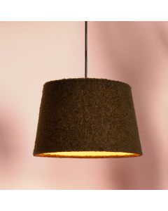 Zielona lampa wisząca vintage, Woolly
