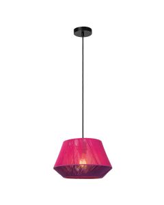 Różowa lampa wisząca nowoczesna, Jessica