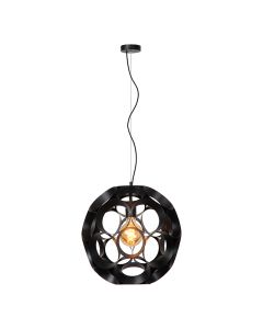 Czarna lampa wisząca nowoczesna, Hannelore