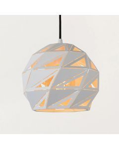 Biała lampa wisząca nowoczesna, Malunga