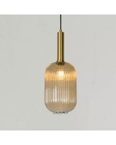 Bursztynowa lampa wisząca retro, Maloto