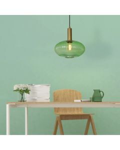 Złota lampa wisząca retro, Maloto