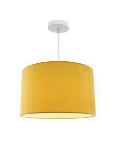Nowoczesna lampa wisząca dla dzieci żółta, Lines