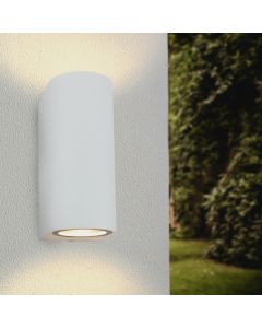 Aluminiowa lampa zewnętrzna biała, Corina, IP44