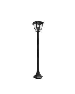 Czarna lampa zewnętrzna klasyczna, Sven, IP44