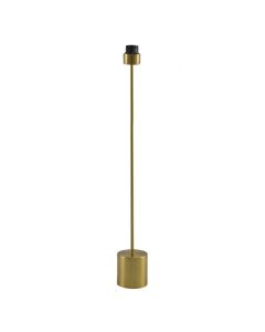 Aluminiowa lampa stojąca bez abażur mosiądz, Rika, z przełącznik
