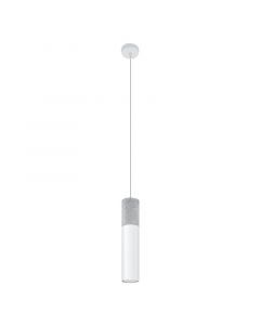 Betonowa lampa wisząca szara, Fardou