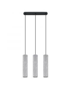 Betonowa lampa wisząca szara, Feyza