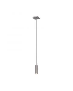Niklowa lampa wisząca nowoczesna, Kaso