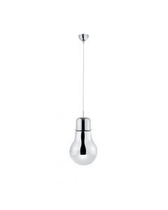 Chromowana lampa wisząca design, Laryssa