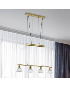 Mosiądz lampa wisząca nowoczesna, Gustav