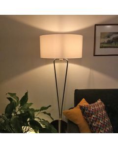 Mosiądz lampa stojąca klasyczna, Lola, z przełącznik