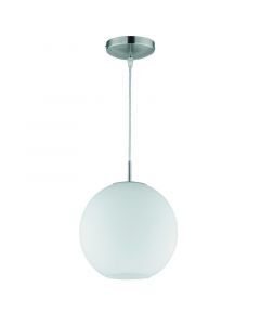 Biała lampa wisząca design, Riley