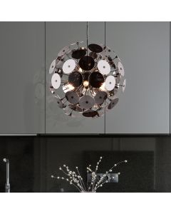 Czarna lampa wisząca nowoczesna, Xinhe