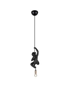 Czarna lampa wisząca plastikowa, Macaca