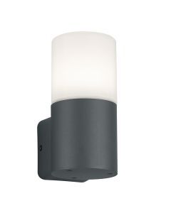 Antracytowa lampa zewnętrzna nowoczesna, Fjelso, IP44