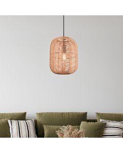 Niklowa lampa wisząca nowoczesna, Ledbury