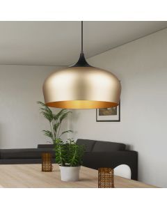 Mosiądz lampa wisząca nowoczesna, Kinga