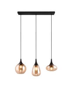 Bursztynowa lampa wisząca design, Sybren