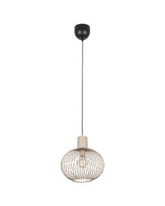 Beżowa lampa wisząca industrialna, Gjalt