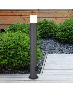 Antracytowa lampa zewnętrzna nowoczesna, Fjelso, IP44