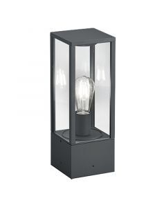 Antracytowa lampa stołowa ogrodowa nowoczesna, Sanna, IP44