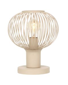 Beżowa lampa stołowa industrialna, Gjalt