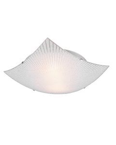 Chromowany plafon sufitowy metalowy, Quinten