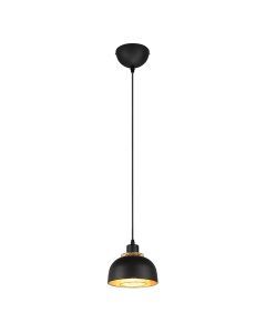 Czarna lampa wisząca industrialna, Sylvano